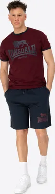 Produktbild von Herren T-Shirt & Shorts Set normale Passform MAIST Oxblood/Dark Navy S Lonsdale