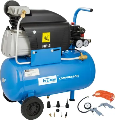 Produktbild von GÜDE Kompressor Druckluftkompressor Luftkompressor 231/10/24 Druckluftset 12tlg.
