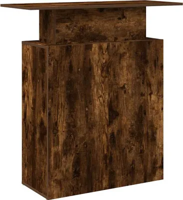 Obrázok produktu pre Recepčný stôl dymový dub 100x40x104 cm kompozitné drevo