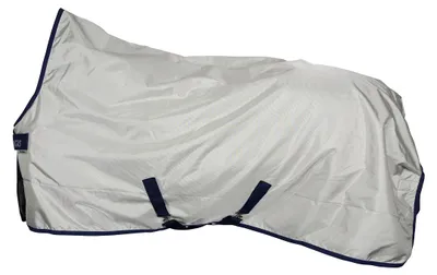 Produktbild von Bucas Outdoordecke 300g Power Turnout Extra High Neck Weidedecke Silver 115