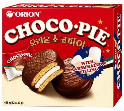 Produktbild von Orion Choco Pie mit Marschmallow Füllung 468g