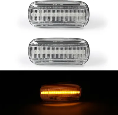 Immagine prodotto di 2x LED chiaro vetro indicatori laterali SET per Audi A3 S3 8P A4 S4 8E B6 B7 8H A6 4F C6