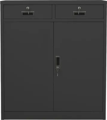 Immagine prodotto di Armadio per Ufficio Antracite 90x40x102 cm in Acciaio