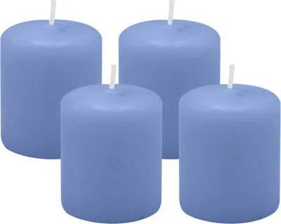 Produktbild von 4er Set Adventskranzkerzen Flieder Ø 50 x 60 mm