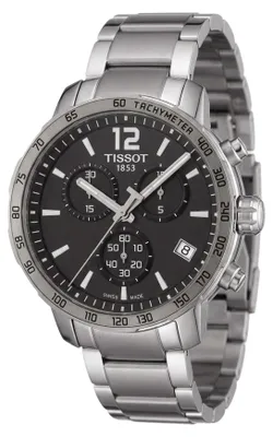 Obrázok produktu pre Tissot Quickster Chronograph, pánske hodinky, farba: antracit, model: T095.417.11.067.00
