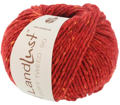 Produktbild von Lana Grossa - Landlust Soft Tweed 90 0011 rot meliert