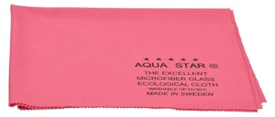 Produktbild von AquaStar Mikrofasertuch - Reinigung & Polieren - 40x50cm, für Spiegel, Glas & Feine Oberflächen - Fuchsia