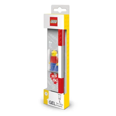 Obrázok produktu pre LEGO® Gélové pero s minifigúrkou, červené - 1 kus