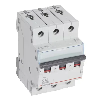 Obrázek produktu pro Legrand TX3, Miniaturní obvodový jistič, Typ C, IP20, 240 - 415 V
