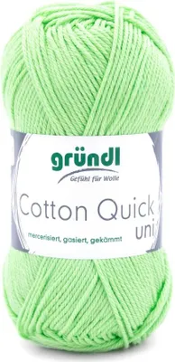 Obrázok produktu pre Gründl Bavlna quick uni, 50g.100% bavlna, mercerovaná, háčkovacia a pletacia priadza, 50g / 125 m, NS 3-4 103