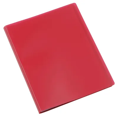 Productafbeelding van Catalogusboek, 40 zakken, A4, VIQUEL "Essentiel", rood