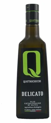 Obrázok produktu pre olivový olej extra panenský DELICATO - 0,5 litra - Quattrociocchi