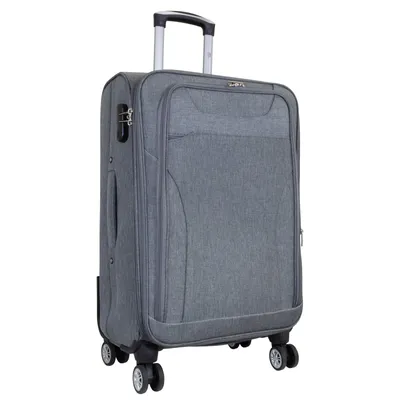 Produktbild von Weichgepäck-Koffer Cremona mittlerer Reisekoffer 62L Trolley mit 4 Rollen grau