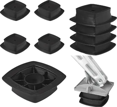 Produktbild von AS 4x Unterlegplatten Stützfuss Stappel Stützplatten Wohnwagen für Stützen Anhänger AS