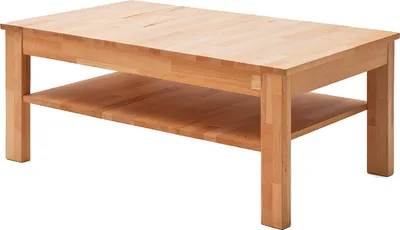 Produktbild von Couchtisch >Leduc< in Kernbuche aus Massivholz - 104x44x62cm (BxHxT)