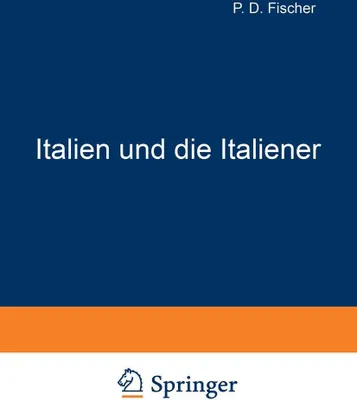 Produktbild von Italien und die Italiener