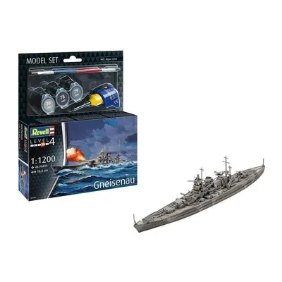 Produktbild von Revell Model Set Battleship Gneisenau 1:1200