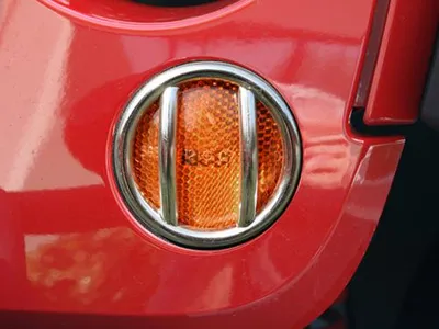 Produktbild von Blinkerschutzgitter Blinker Edelstahl vorne Jeep Wrangler JK 07-