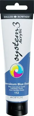 Obrázok produktu pre Daler Rowney System3 Akrylová farba Coeruleum Blue Hue 150 ml 1 ks