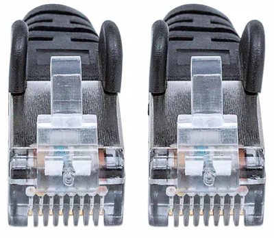 Image de INTELLINET Patchkabel Cat6a-Stecker/Cat7-Rohkabel 0,5m sw