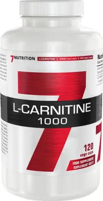 Produktbild von 7Nutrition L-Carnitin 1000 120 Vege-Kapseln