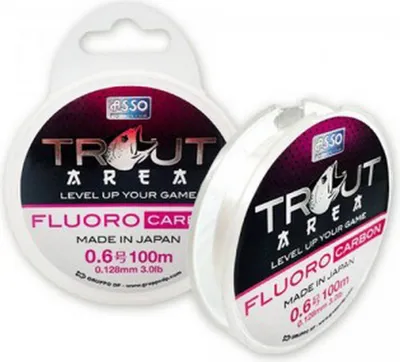 Image de Asso Trout Area Std 100 M Fluorocarbone Transparent 0,093 mm Transparent 0,093 mm