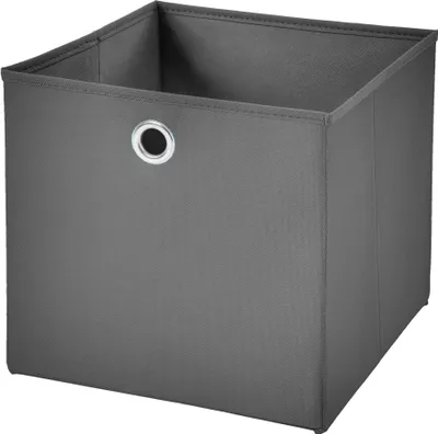 Produktbild von 1 Stück Dunkelgrau Faltbox 28 x 28 x 28 cm Aufbewahrungsbox faltbar