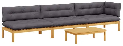 Produktbild von 4 Stück Garten Pallet Sofa Einheiten Massivholz Akazie