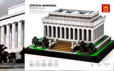 Produktbild von Wange 4216 – Lincoln Memorial, 799 Teile | Architekturbausatz Washington, USA