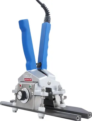 Produktbild von Handgehaltener Beutelverschließer, einstellbare Temperaturregelung, langlebige Aluminiumkonstruktion, Blau, EU-Stecker