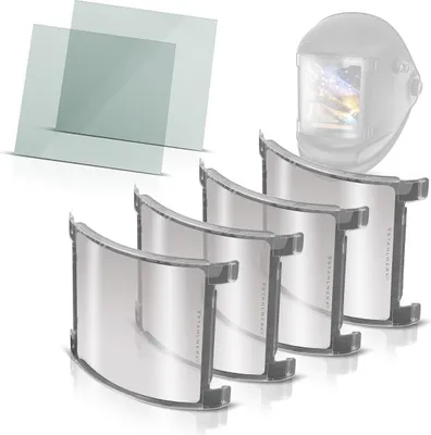 Produktbild von STAHLWERK Schweißhelm Ersatzscheiben 6er Set Ersatzgläser innen außen für TITAN