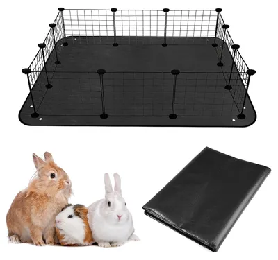 Productafbeelding van Waterdicht Huisdierbox Mat 150x100cm - Onderlegger voor konijnen en cavia's