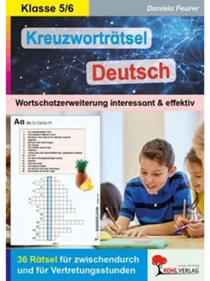 Obrázek produktu pro Kreuzworträtsel Deutsch 5.-6. Schuljahr