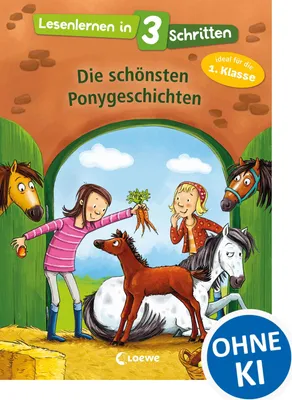 Produktbild von Lesenlernen in 3 Schritten - Die schönsten Ponygeschichten