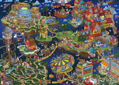 Immagine prodotto di SCHMIDT Puzzle mondo capovolto 1000 Teile