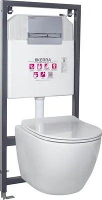 Produktbild von Kerra Delos Adriatic Chrom Unterputz-WC-Tankgarnitur