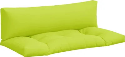 Produktbild von vidaXL Palettenkissen 2-tlg. Knallgrün Stoff