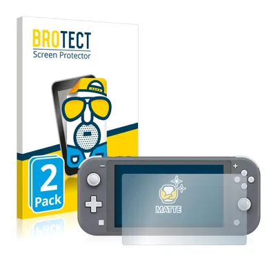 Produktbild von 2x BROTECT Schutzfolie für Nintendo Switch Lite Displayschutz Displayschutzfolie Folie Matt Entspiegelungsfolie