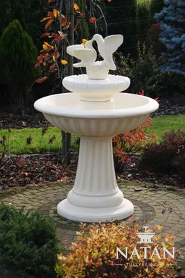 Image de Fontaine décorative Fontaine 136cm Sculpture Fontaine Déco Jardin Fontaine Étang Nouveau
