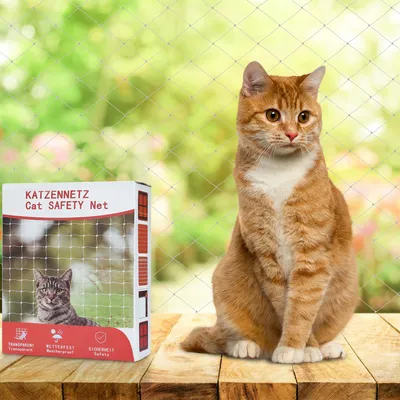 Produktbild von Jopassy Katzennetz Sonstiges Katzenzubehör Balkonnetz Katzen-Vogelnetzen Befestigung Katzenschutznetz 3x8m