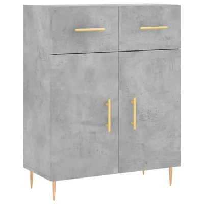 Produktbild von "WINTER SALE"Sideboard - elegante Design - Mehrzweckschrank - Betongrau 69,5x34x90 cm Holzwerkstoff - Kommoden NEU3191621