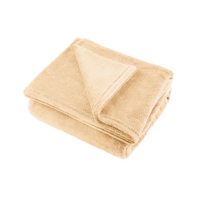 Produktbild von Fleece-Decke, Teesa, Polyester, 200x220 cm, Creme