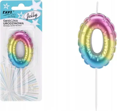 Obrázok produktu pre Narodeninové sviečky Čísla 0