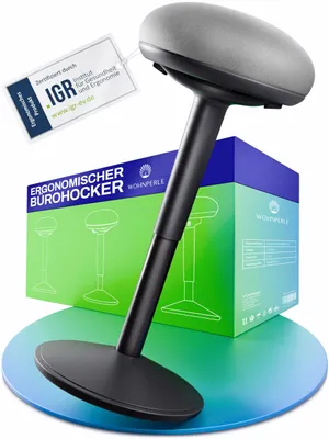 Zdjęcie produktu dla Biurko ergonomiczne, z regulowaną wysokością, czarne