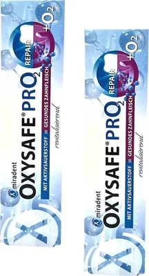 Produktbild von 2x Miradent Oxysafe Pro 2 Zahncreme 2x75ml