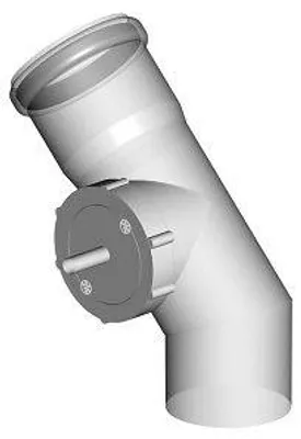 Produktbild von ALMEVA Starr Revisions-Bogen 45° DN100 (PBRL4X)
