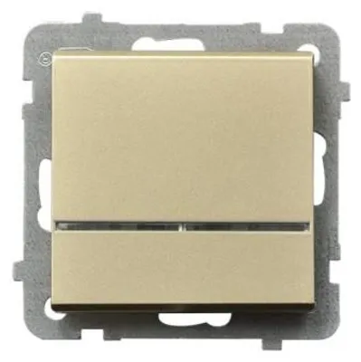 Obrázok produktu pre Ospel ŁP-1RS/m/39, Zlato, IP20, 250 V, 16 A, 71 mm, 42 mm