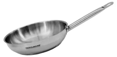 Bratpfanne 24 cm, Edelstahl 18/8, PFAS-frei, Induktion, ofenfest