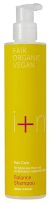 Produktbild von i+m Naturkosmetik Hair Care Balance Shampoo Wilde Kräuter für schnell fettendes / zu Schuppen neig. Haar