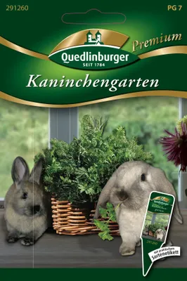 Produktbild von Kaninchengarten Grünpflanzen und Kräutersamen 10 g ca. 1 m² Spezielle Grünfuttermischung für Hauskaninchen